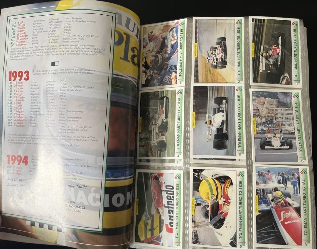 アイルトンセナ コレクターズアルバム カード162枚　コンプリート　PMC