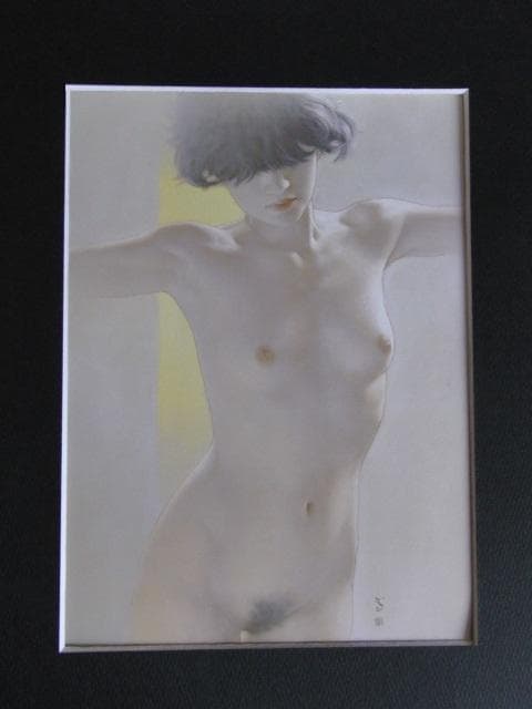 高塚省吾、【逆光】、希少な額装用画集より、新品額装付、状態良好