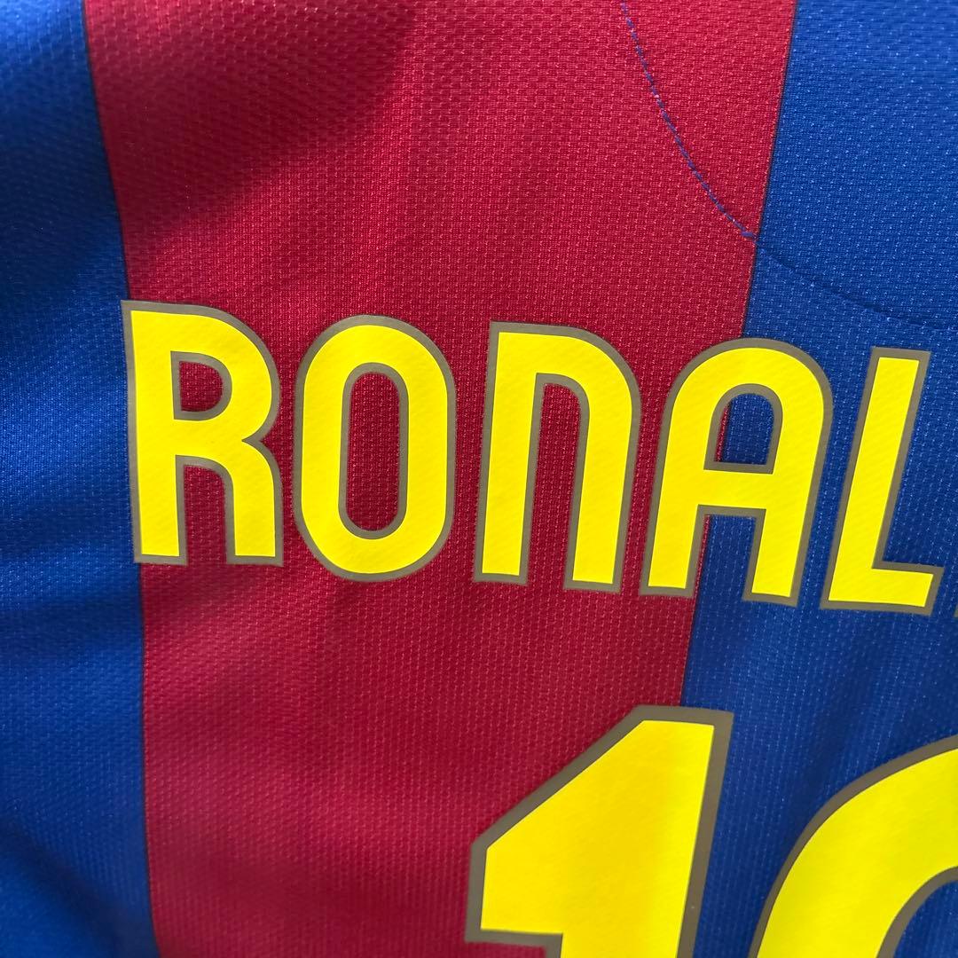 サッカー　ユニフォーム　FCバルセロナ 07-08 リーガ仕様　タグ付