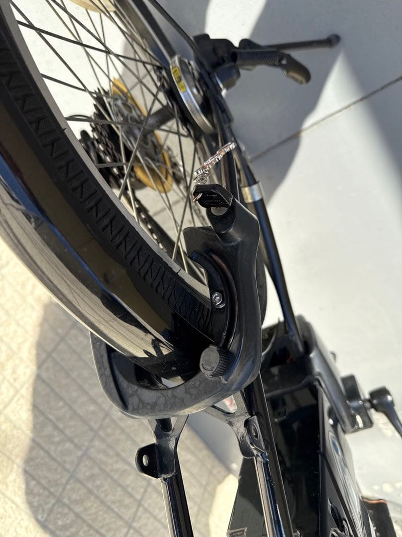 ペルテック電動アシスト自転車 TDN-206L ブラック 6AH