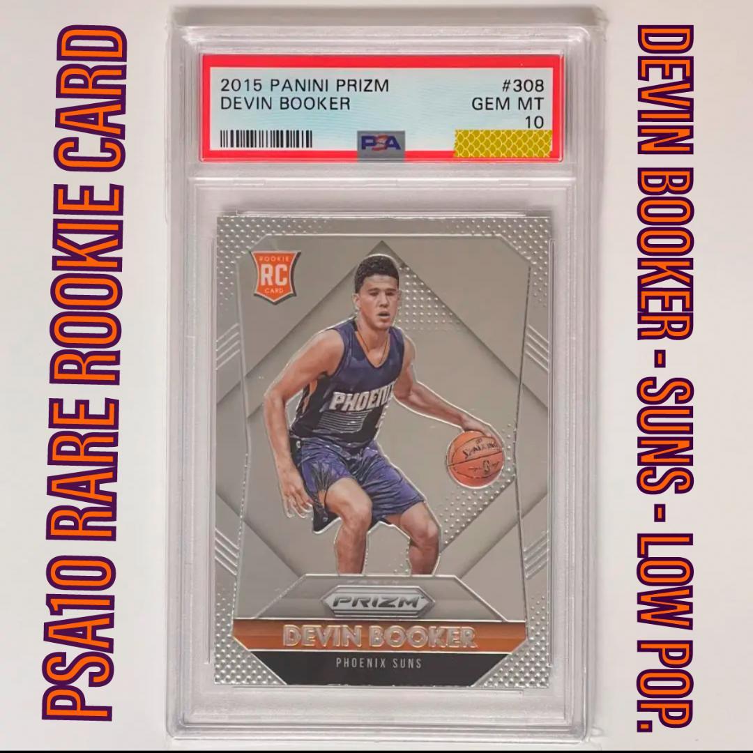 PSA10 ルーキー DEVIN BOOKER RC PRIZM LOW POP