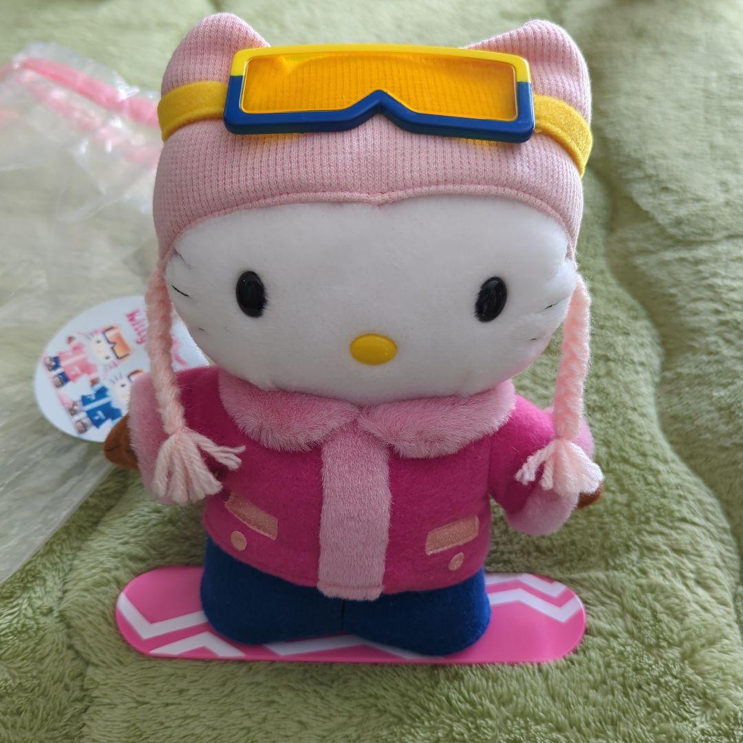 激レア★新品ハローキティ スノーボードぬいぐるみ１９９９年