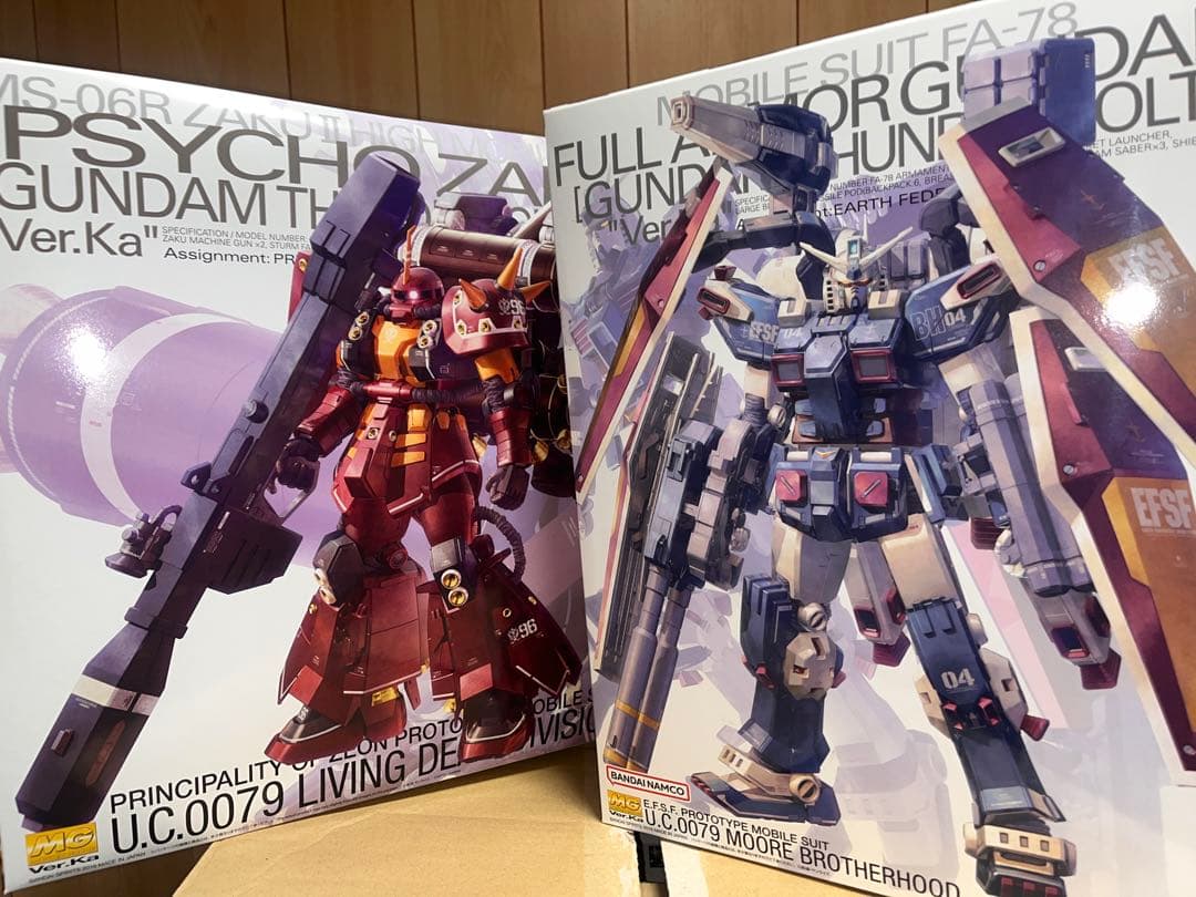 MG サイコ・ザク フルアーマー・ガンダム(TB) ver.ka 2点セット