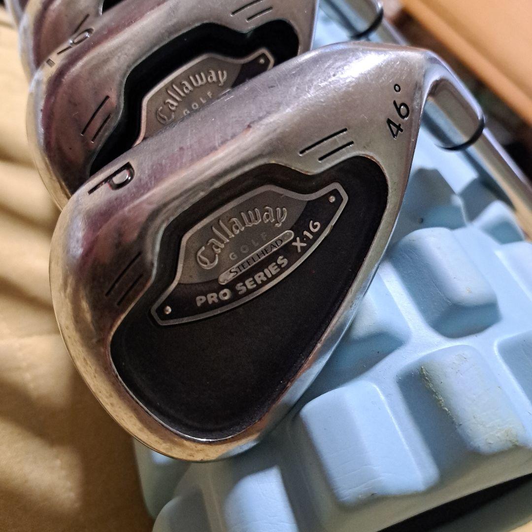 キャロウェイX16PRO アイアンセット5～PW、新品クラブケース、新品ボール付