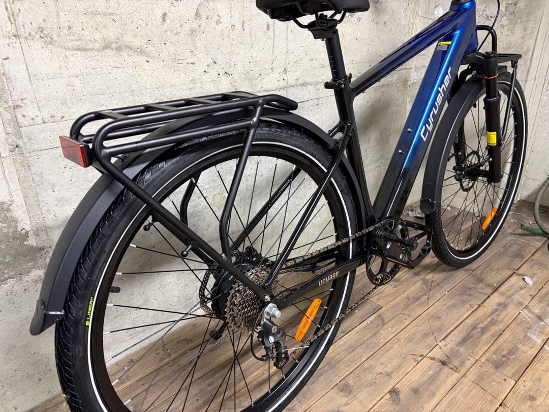 【ほぼ新品】Cyrusher Voyage電動アシスト自転車 パニアバッグ付き