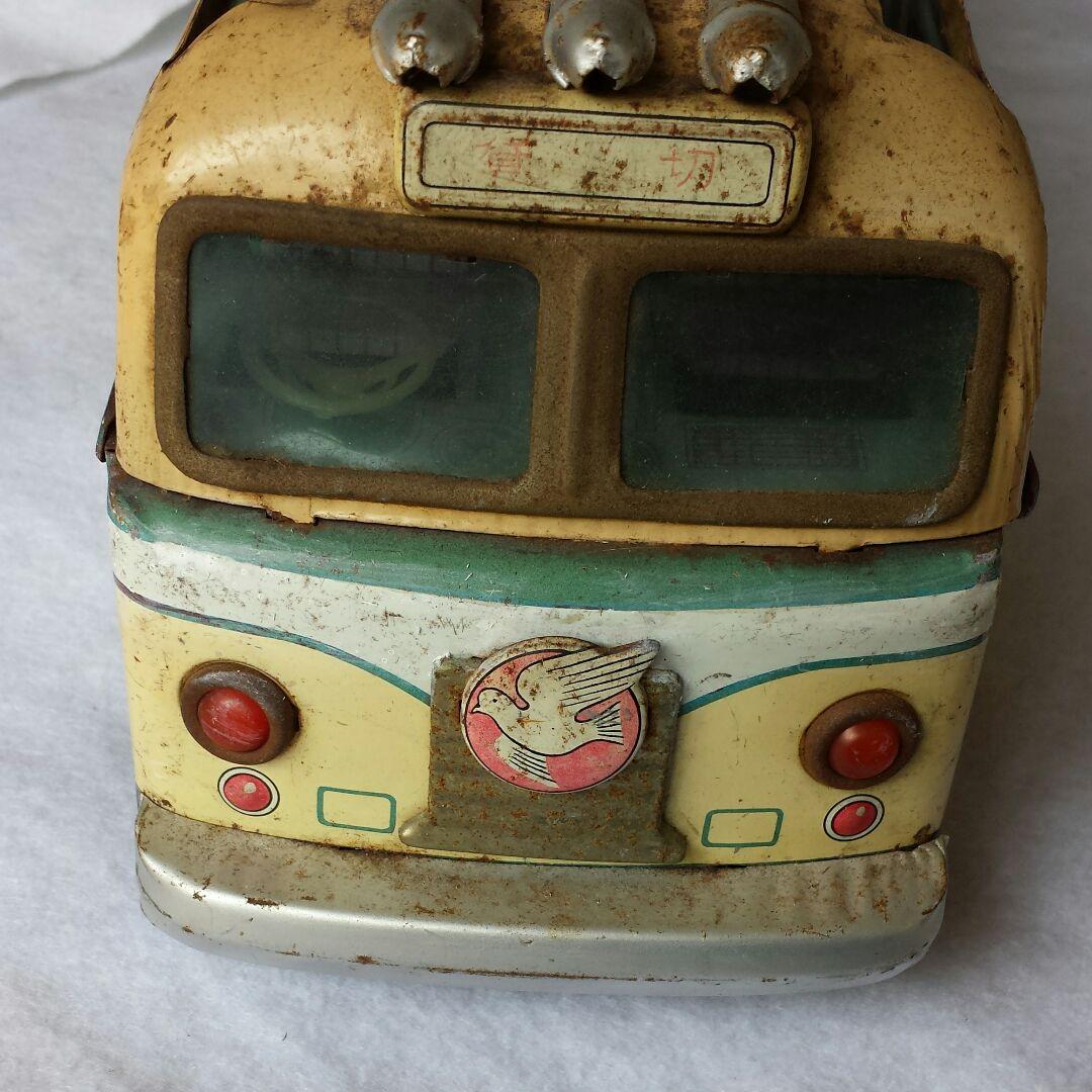 車　ブリキ　はとバス　アンティーク　ブリキのおもちゃ