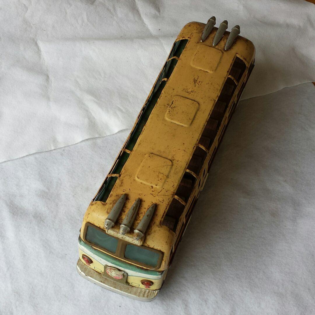 車　ブリキ　はとバス　アンティーク　ブリキのおもちゃ