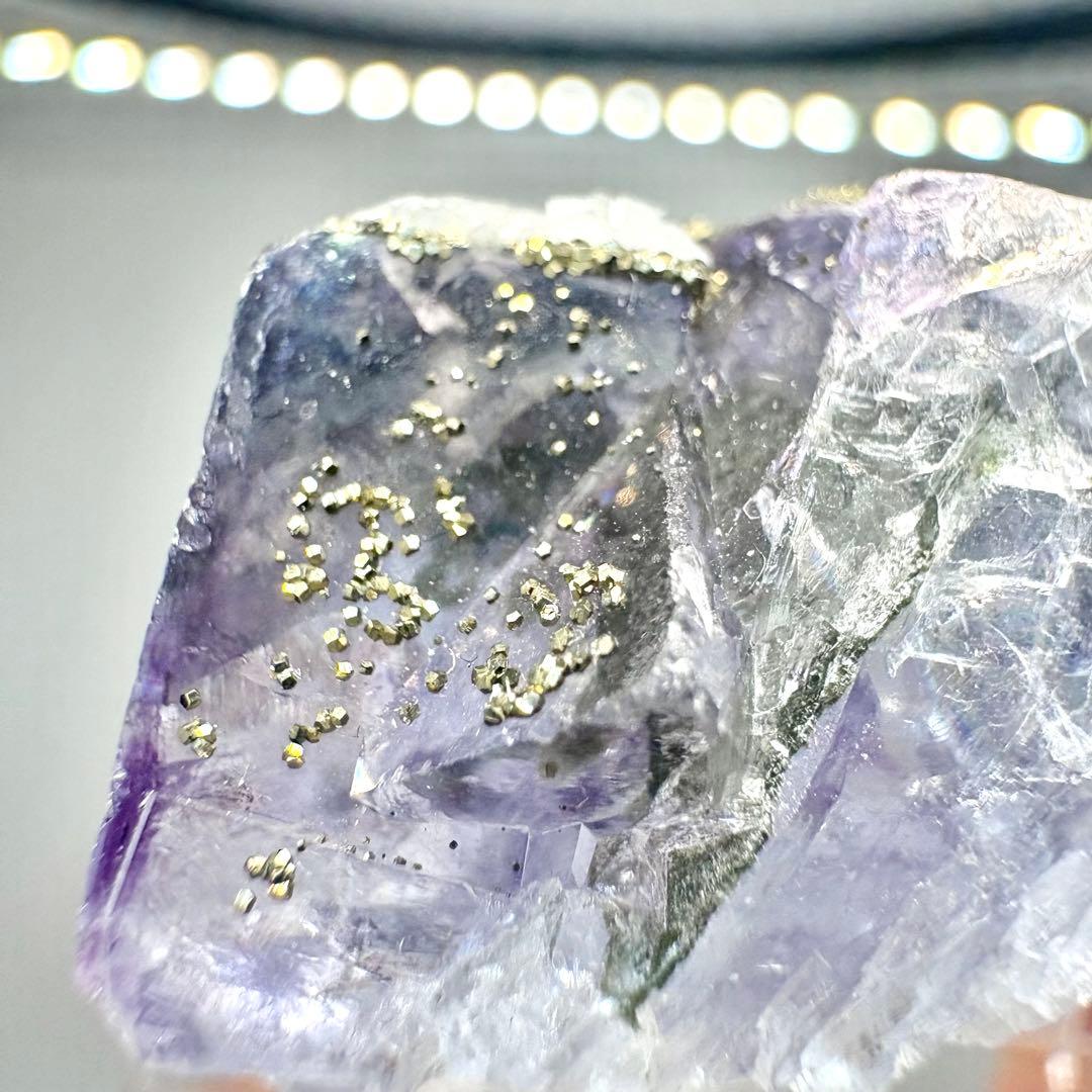 602 中国 ヤオガンシャン産 フローライト&パイライト