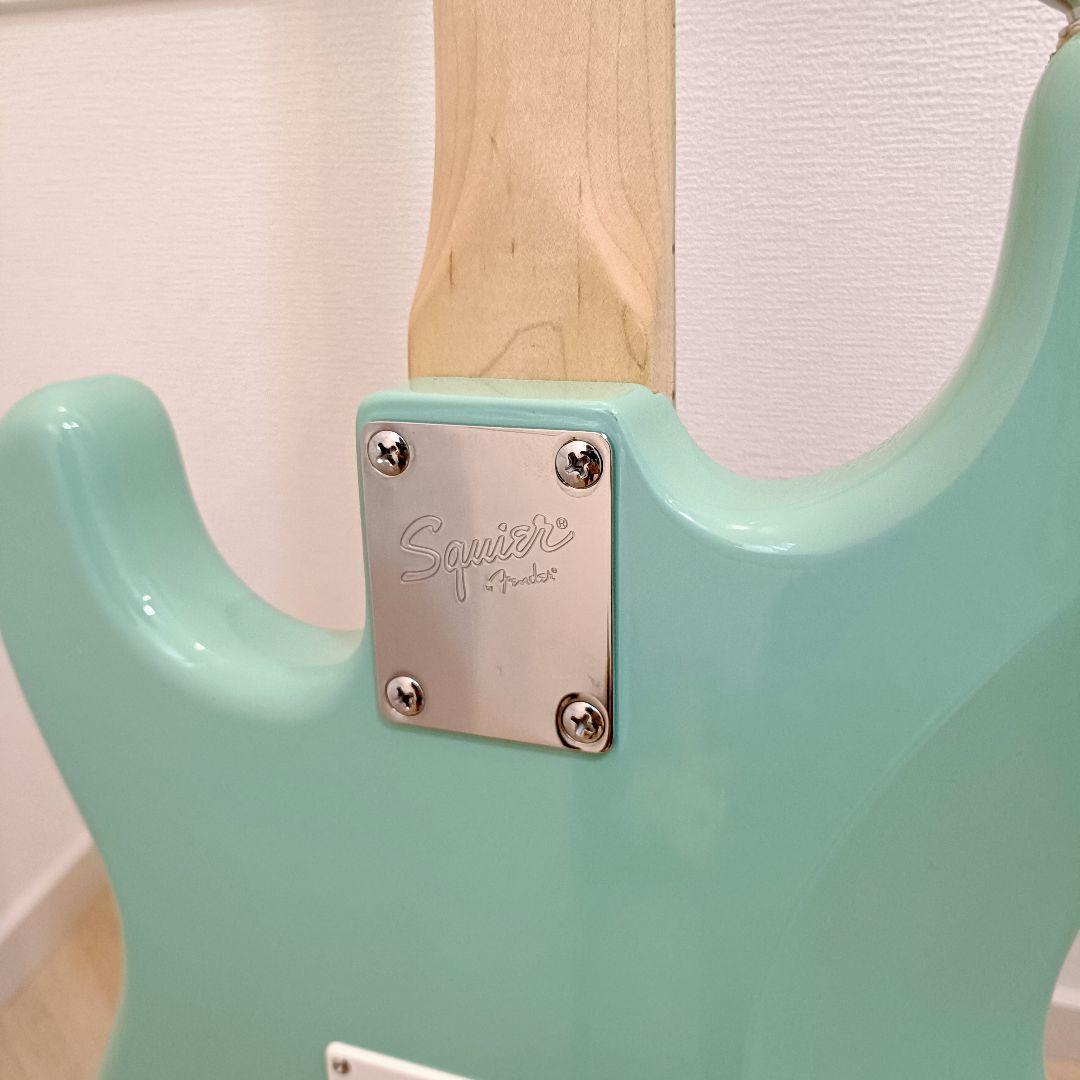 Squier ストラトキャスター エレキギター サーフグリーン メンテ済