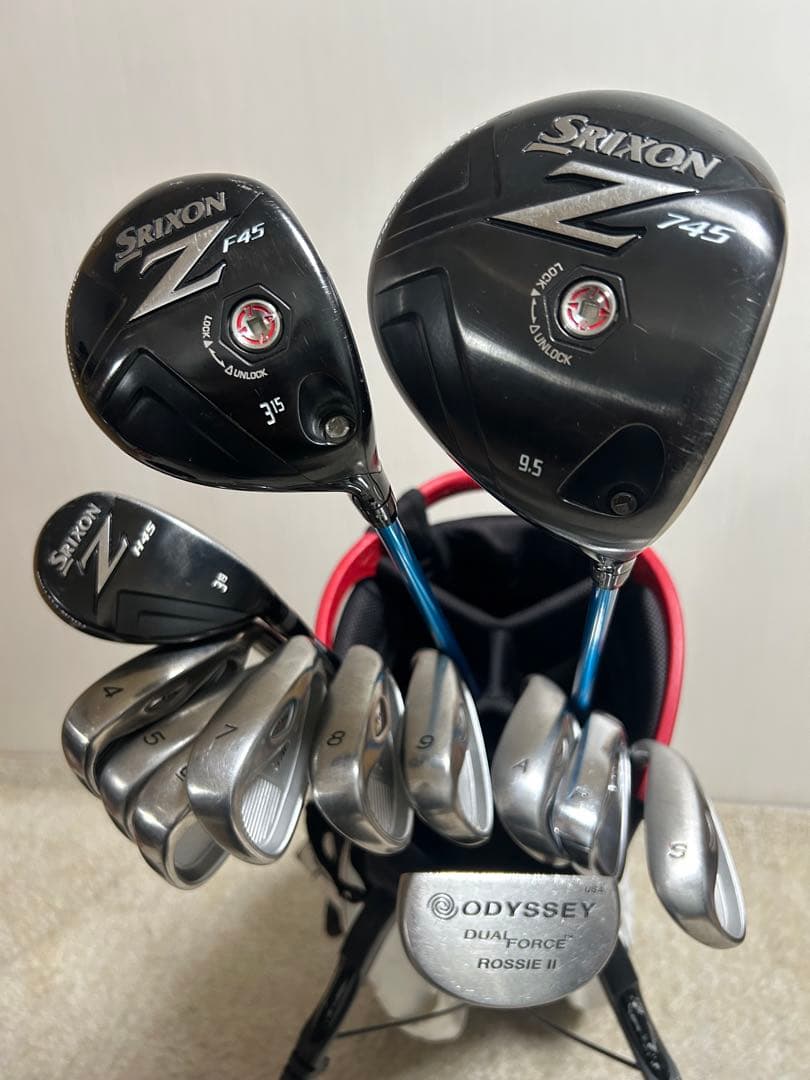 メンズ　スリクソン　テーラーメイド 13本　ゴルフセット　フレックスS