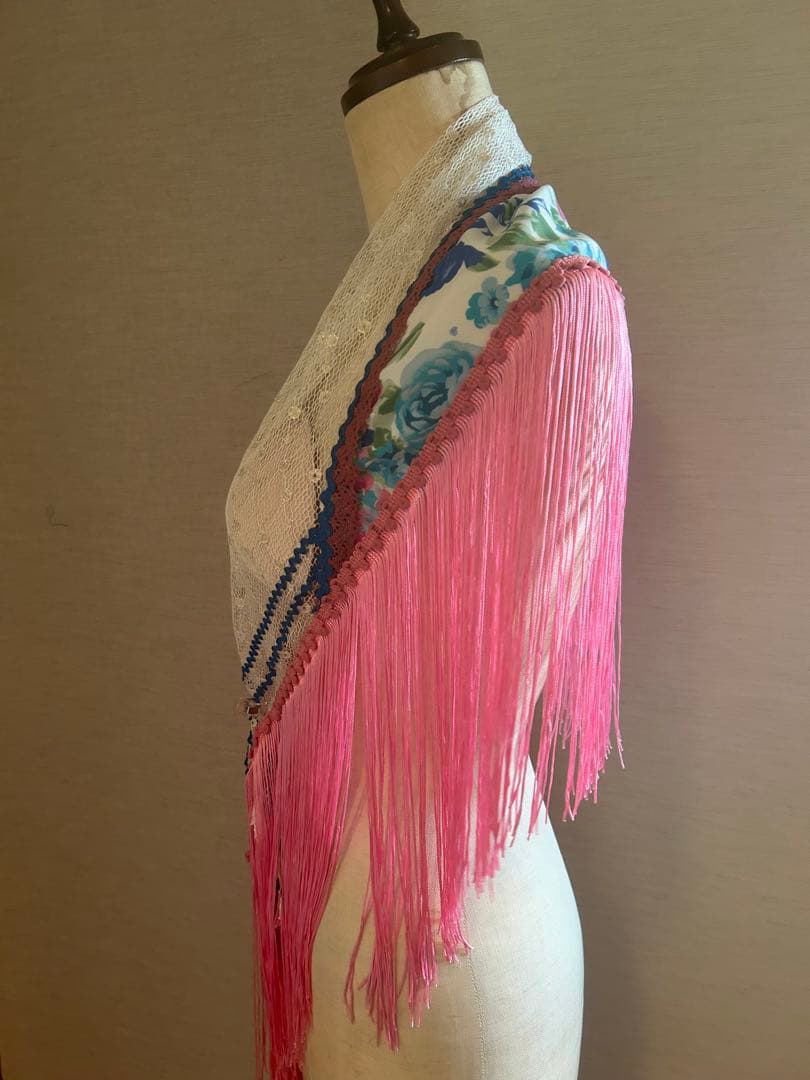 新作☆春カラー☆フラメンコシージョフリンジ衣装 ピンク