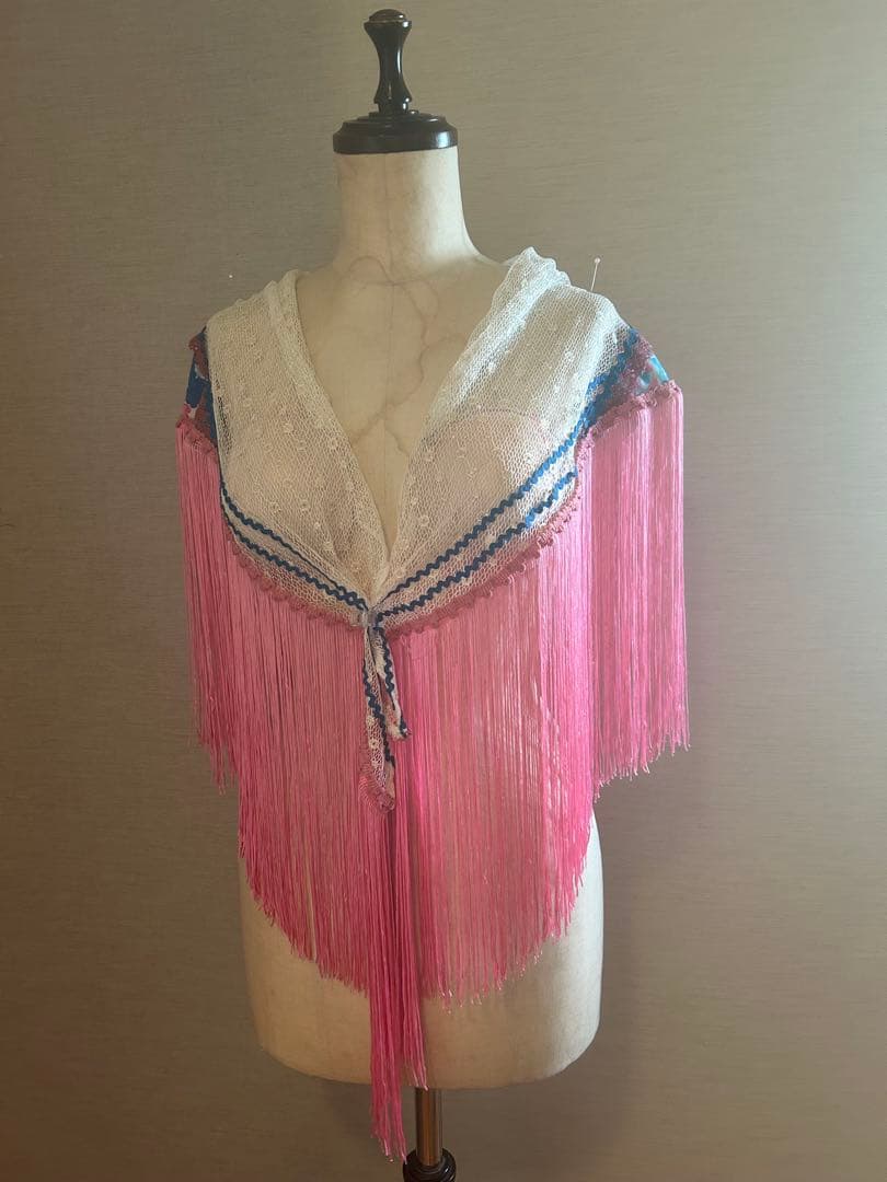 新作☆春カラー☆フラメンコシージョフリンジ衣装 ピンク