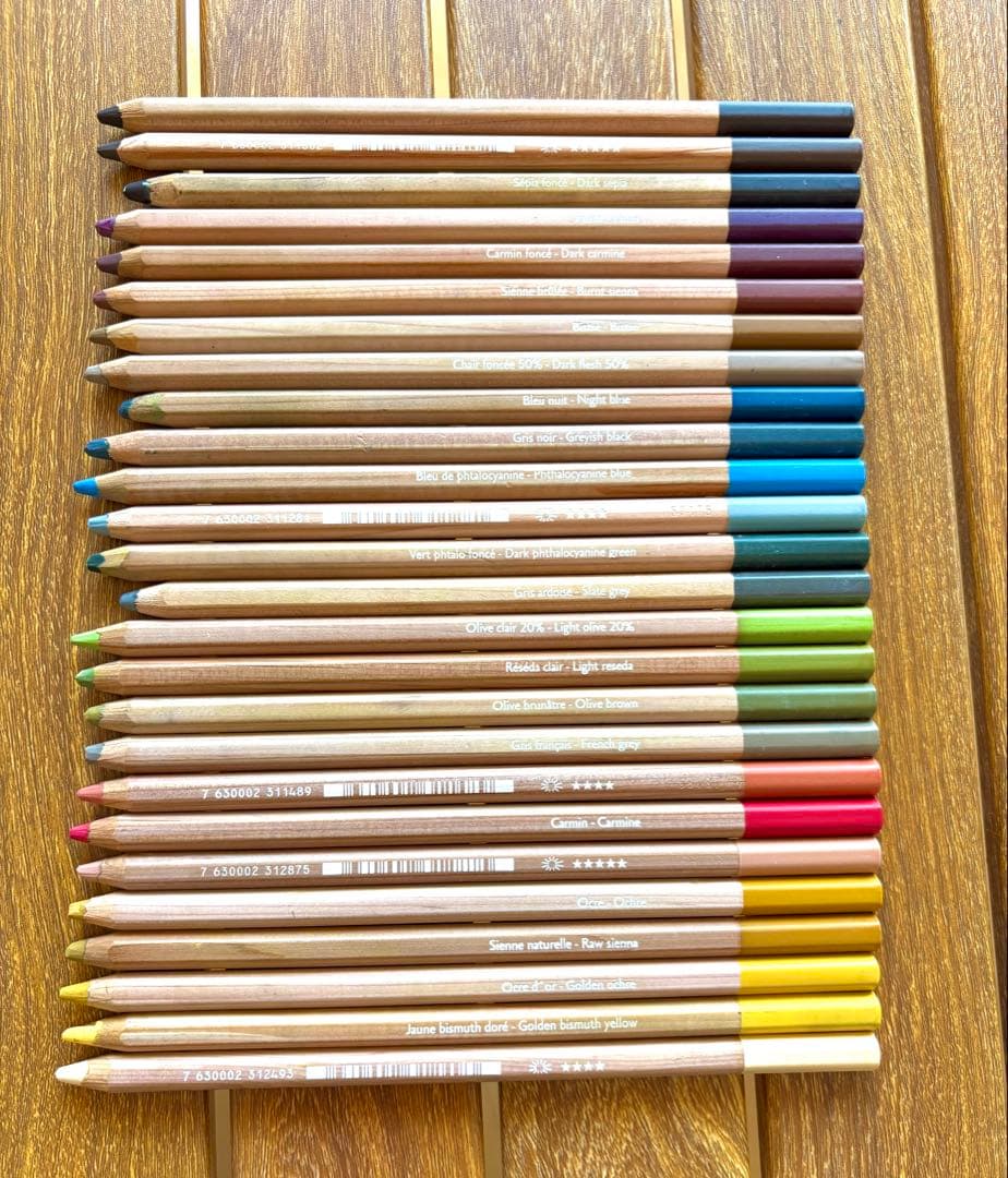 Caran d'Ache パステルペンシル26本セット