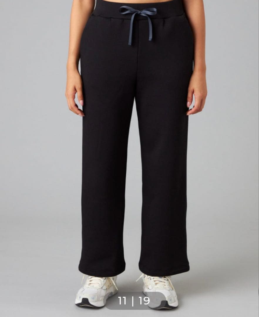 チャコット　裏起毛　パンツ　M ブラック　ウォームアップ