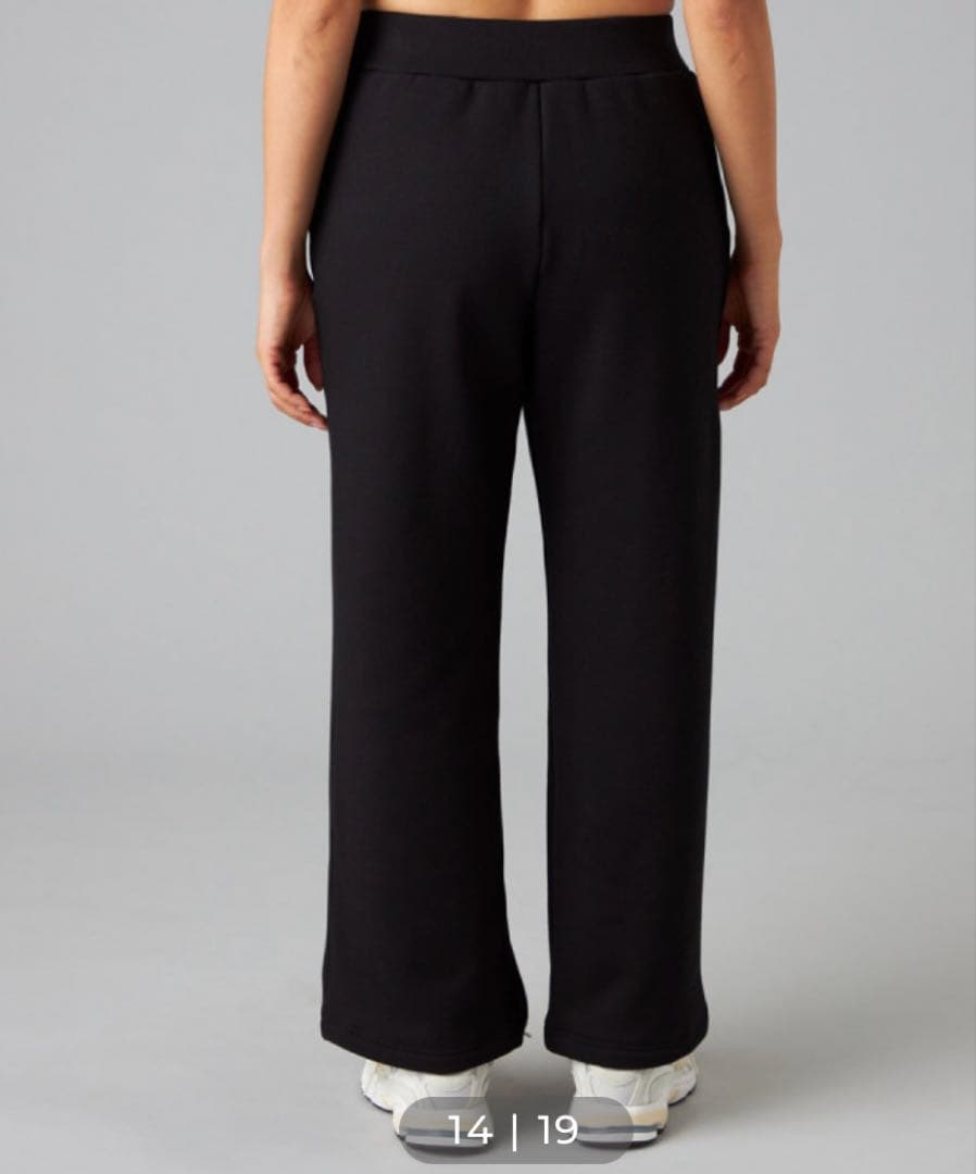 チャコット　裏起毛　パンツ　M ブラック　ウォームアップ