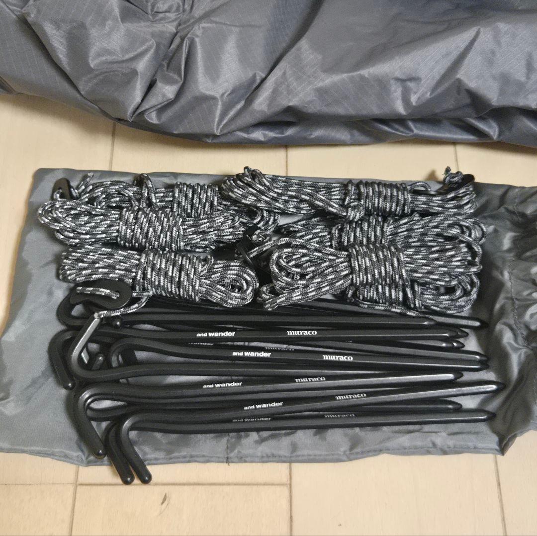 【極美品】 muraco × and wander ヘロン 2Pインナー ビーク