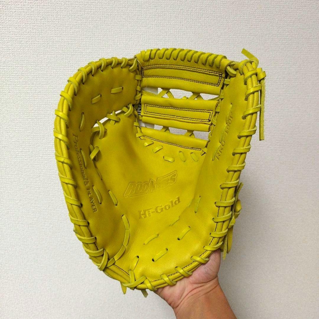 310 ハイゴールド タグ付き 未使用 軟式 少年 ファーストミット 左投げ