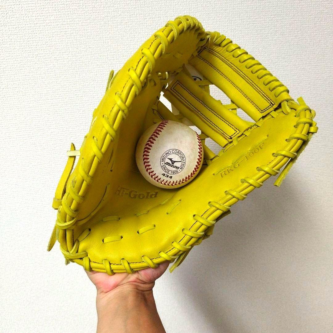 310 ハイゴールド タグ付き 未使用 軟式 少年 ファーストミット 左投げ