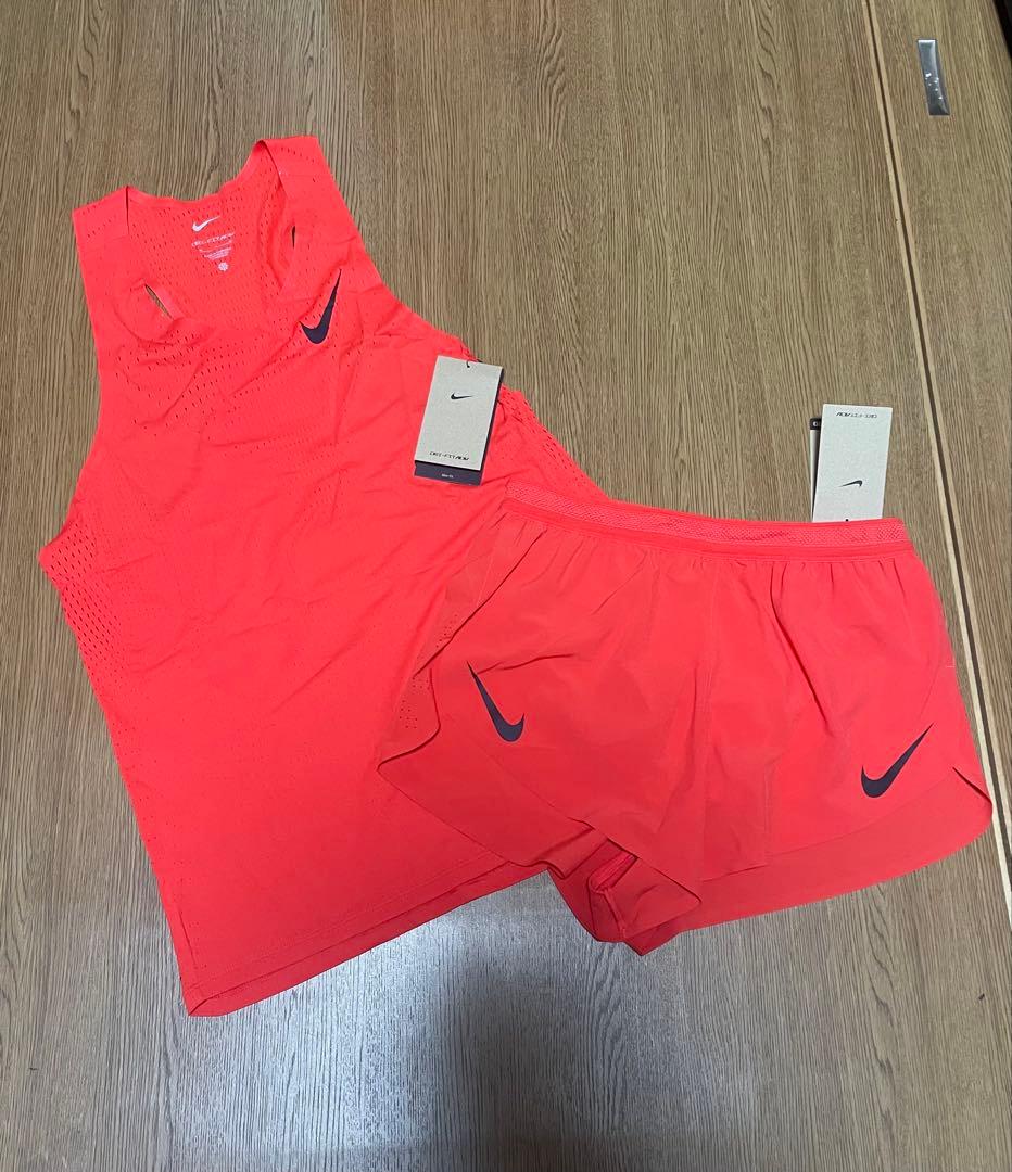 セットアップ上下　Nike エアロスイフト　ランニングシングレットショートパンツ