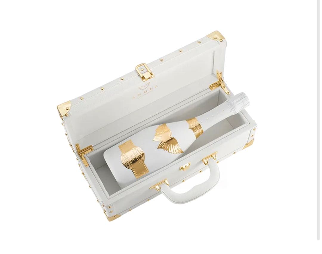 ANGEL シャンパン ホワイト ゴールド装飾 専用ケース付き