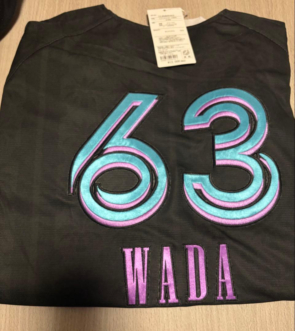 千葉ロッテマリーンズ ブラックサマー ユニフォーム Lサイズ 和田康士朗選手