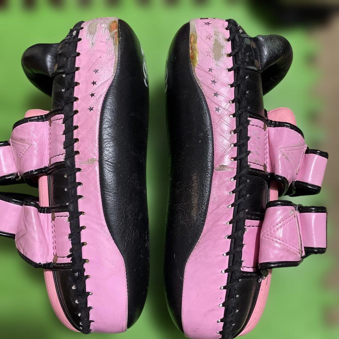 最終価格　トップキング本革キックミット、イサミパンチングミット