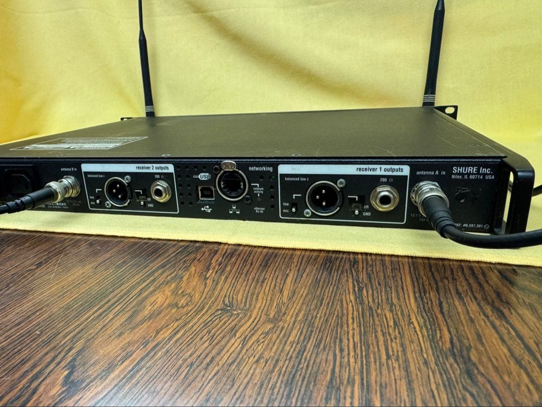 SHURE UR4D-ABJ ワイヤレス受信機