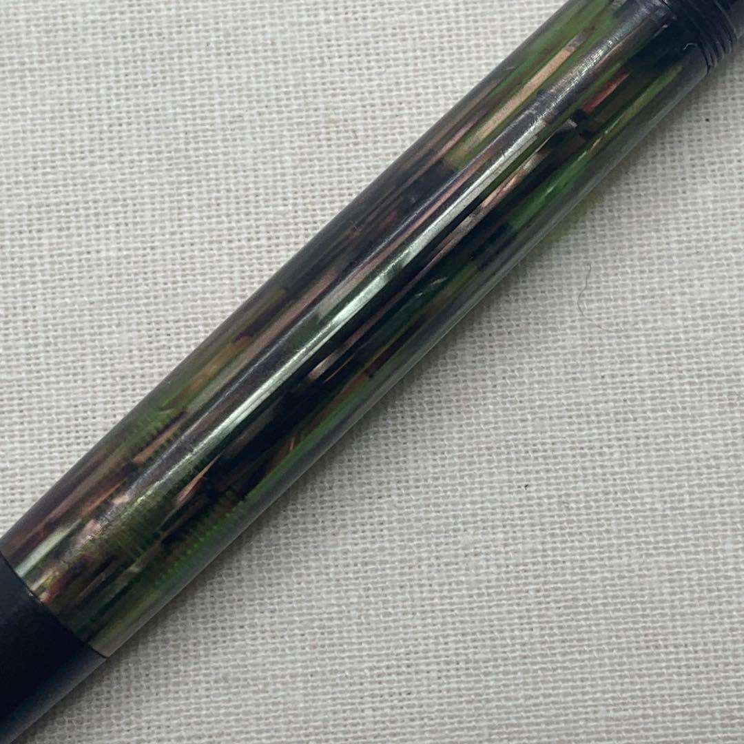 ペリカン　400NN M&K 茶縞 万年筆 14C 字幅EF（極細字）