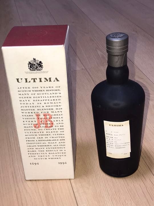 超激レア　幻のJ&B ULTIMA ウルティマ　原酒128種ブレンド　新品未開封