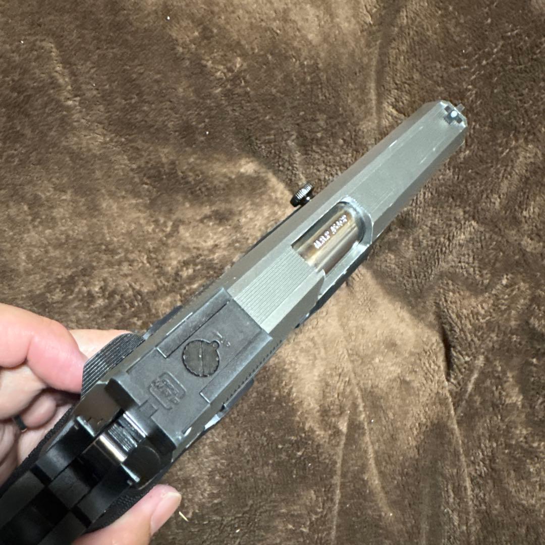 喜*一様 東京マルイ ガスブロ ハイキャパ 5.1 ステンレスモデル 外装カスタ