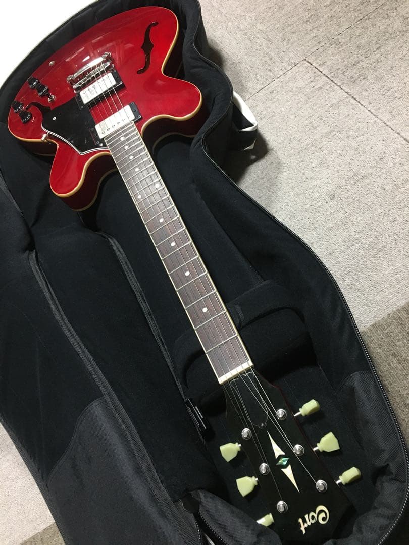 CORT SOURCE【極美品！調整済】ES-335 セミアコ ギグバッグ付き