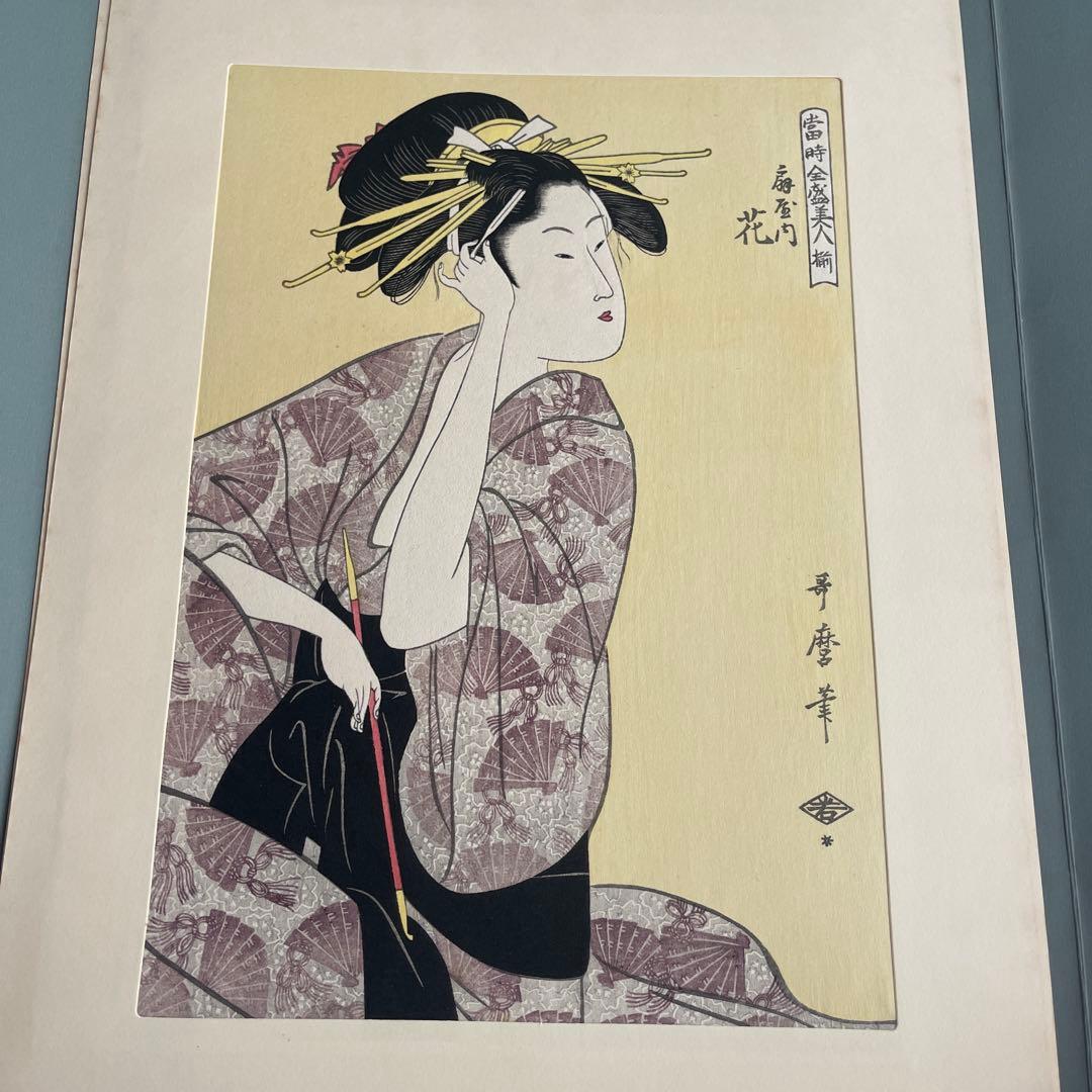歌麿 浮世絵 Ukiyo-e Print by Utamaro