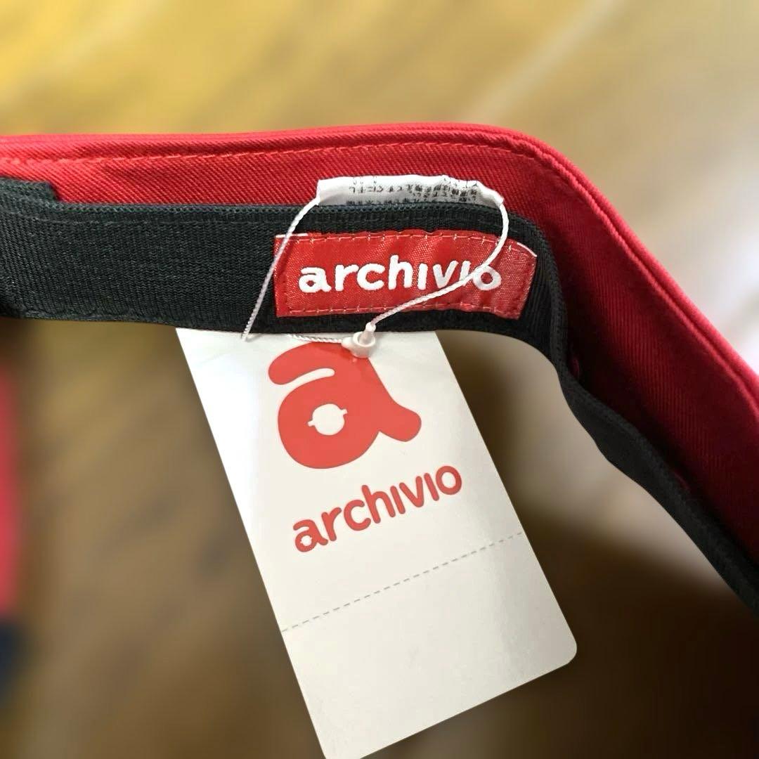 アルチビオ　サンバイザー　赤