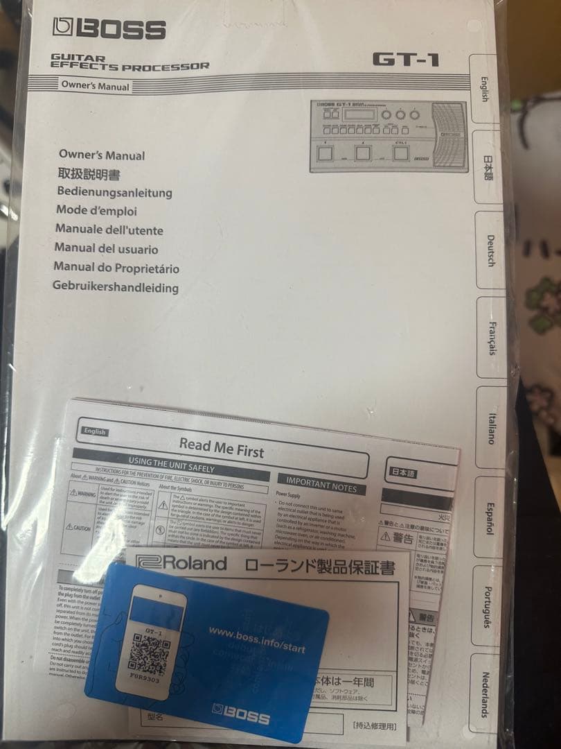 おさむBOSS GT-1 ギターエフェクター　マルチエフェクター
