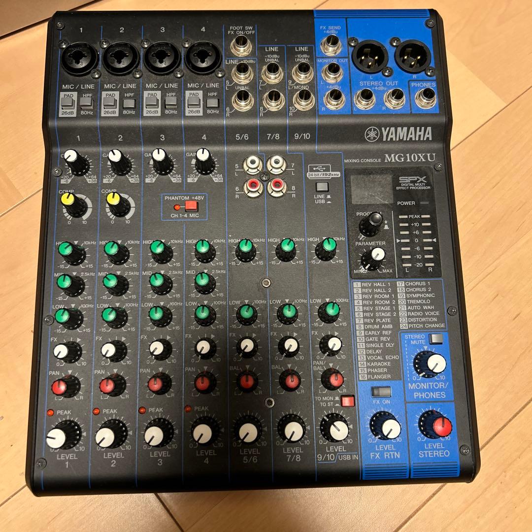 【美品】YAMAHA ミキシングコンソール MG10XU