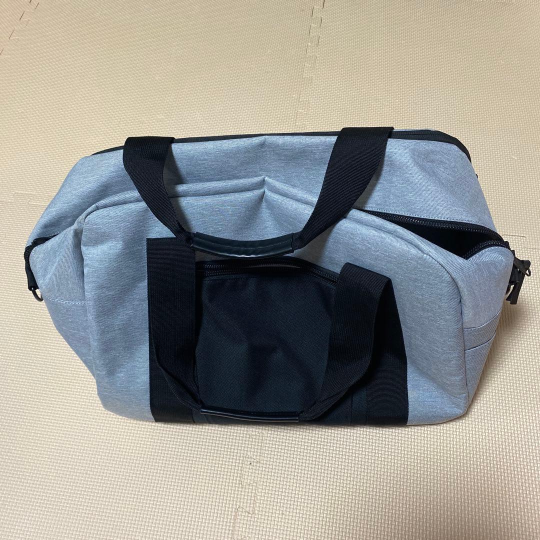 JONESボストンバッグ グレー ブラック　ほぼ未使用品　ゴルフバッグ