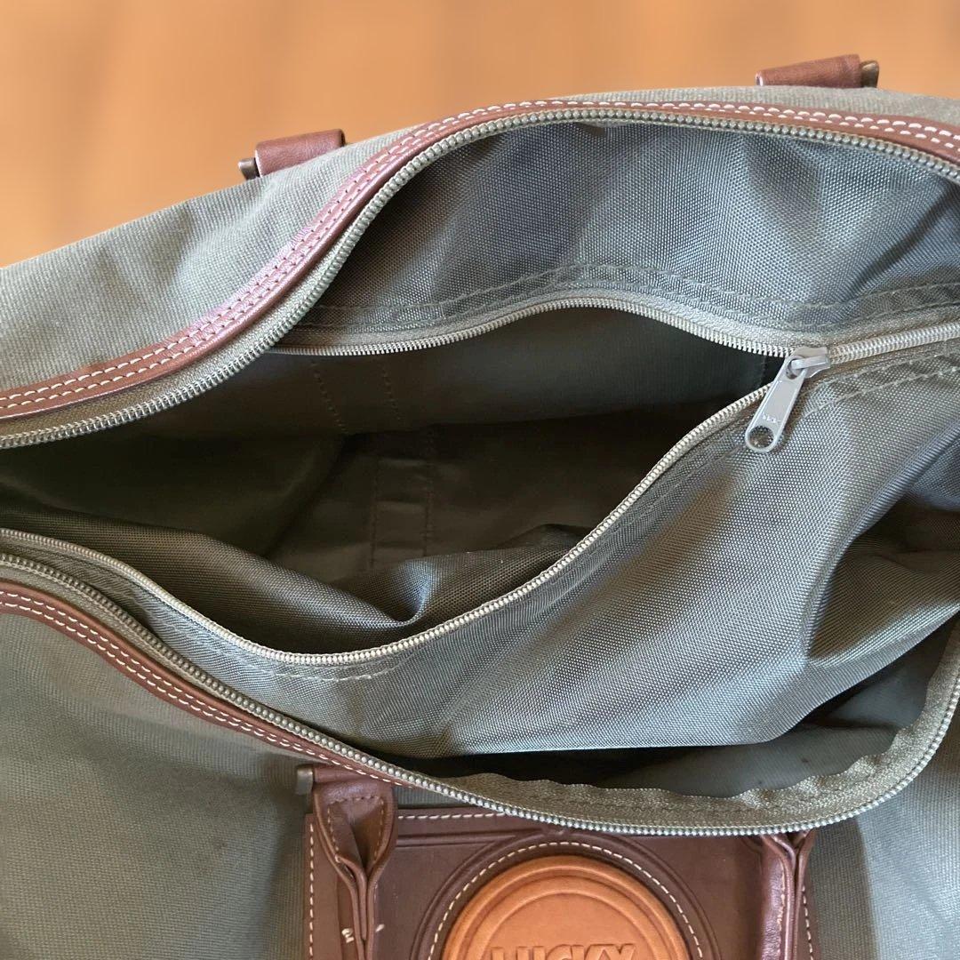 80年代　LUCKY STRIKE ボストンバッグ オリーブグリーン