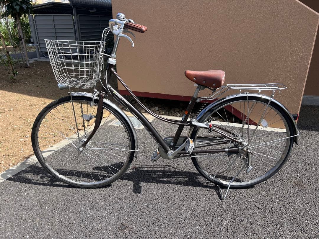 LOCOCO ブラウン　前カゴ付き