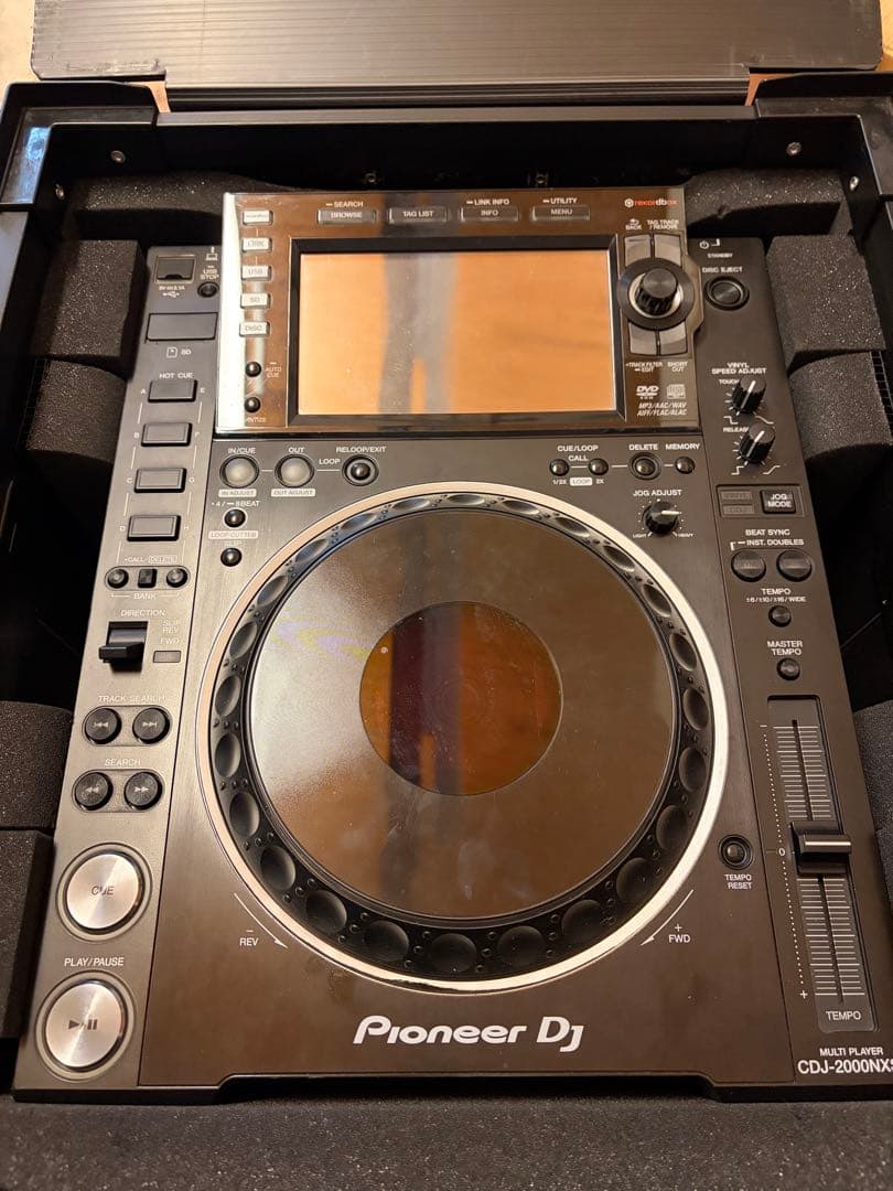 CDJ2000Nexus2✖︎2台。PioneerDJ officialケース付き