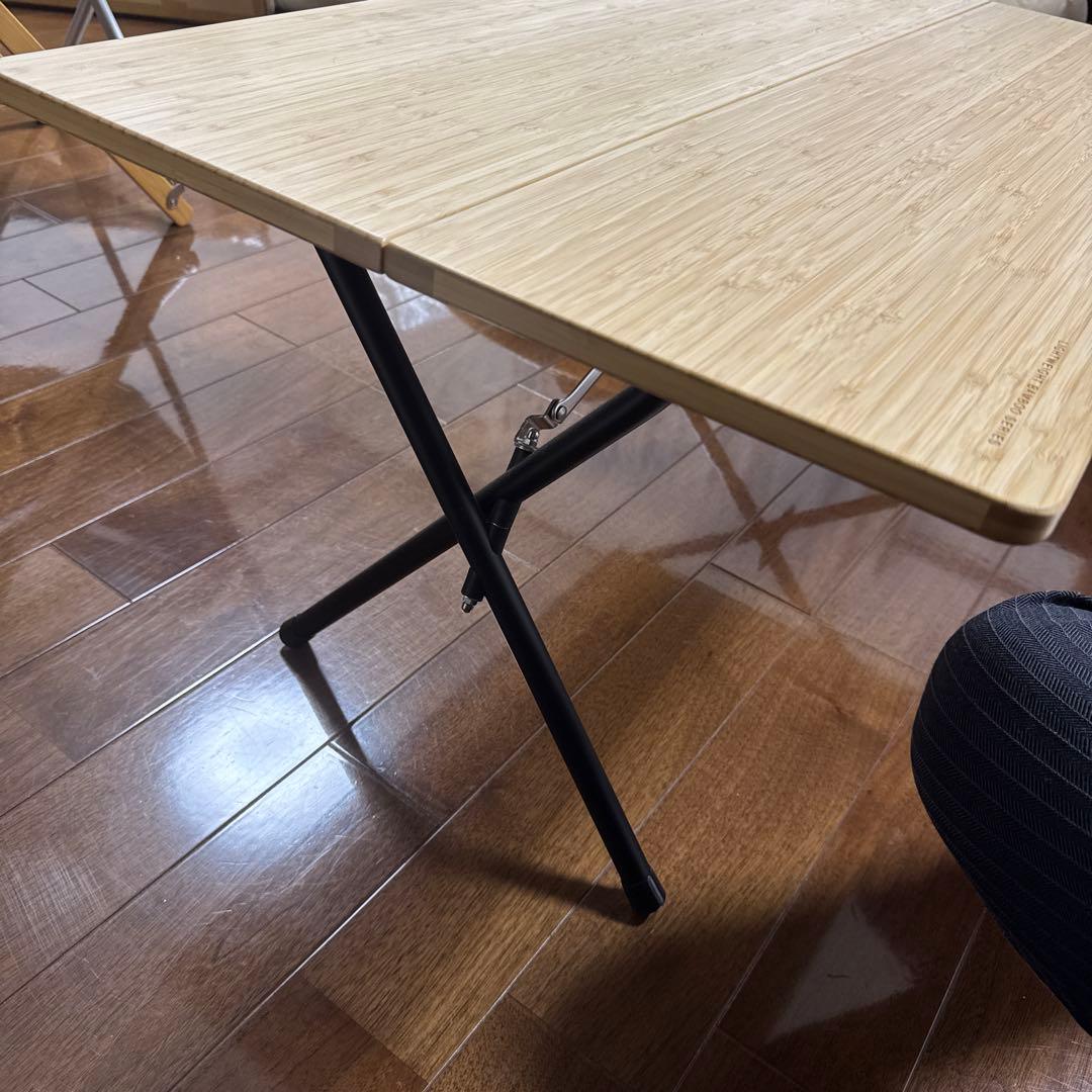 スノーピーク　ワンアクションローテーブル Light Bamboo