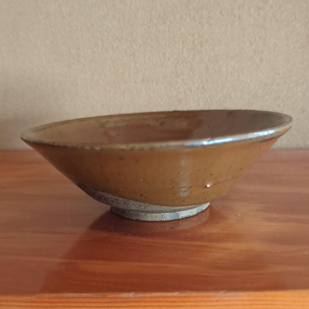 柿茶碗 木箱付き　茶道具　古美術　骨董　中国　磁州窯