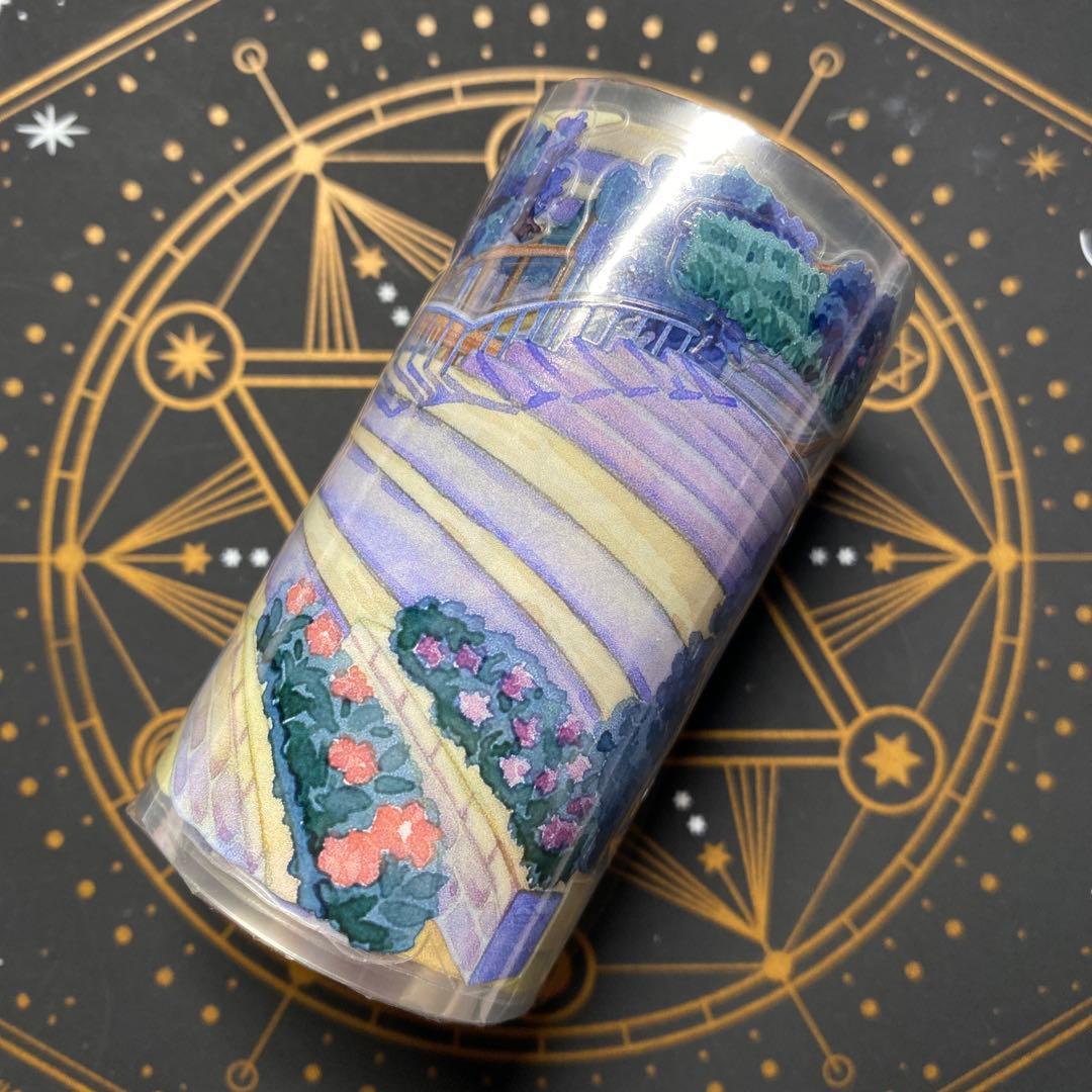 【9132】海外　5m巻　PETカッティングマスキングテープ　階段　夜　背景系