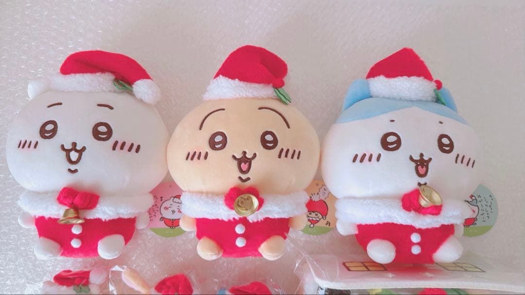 ちいかわ　サンタさんだ!持ちますマスコット　ぬいぐるみ　まとめ売り