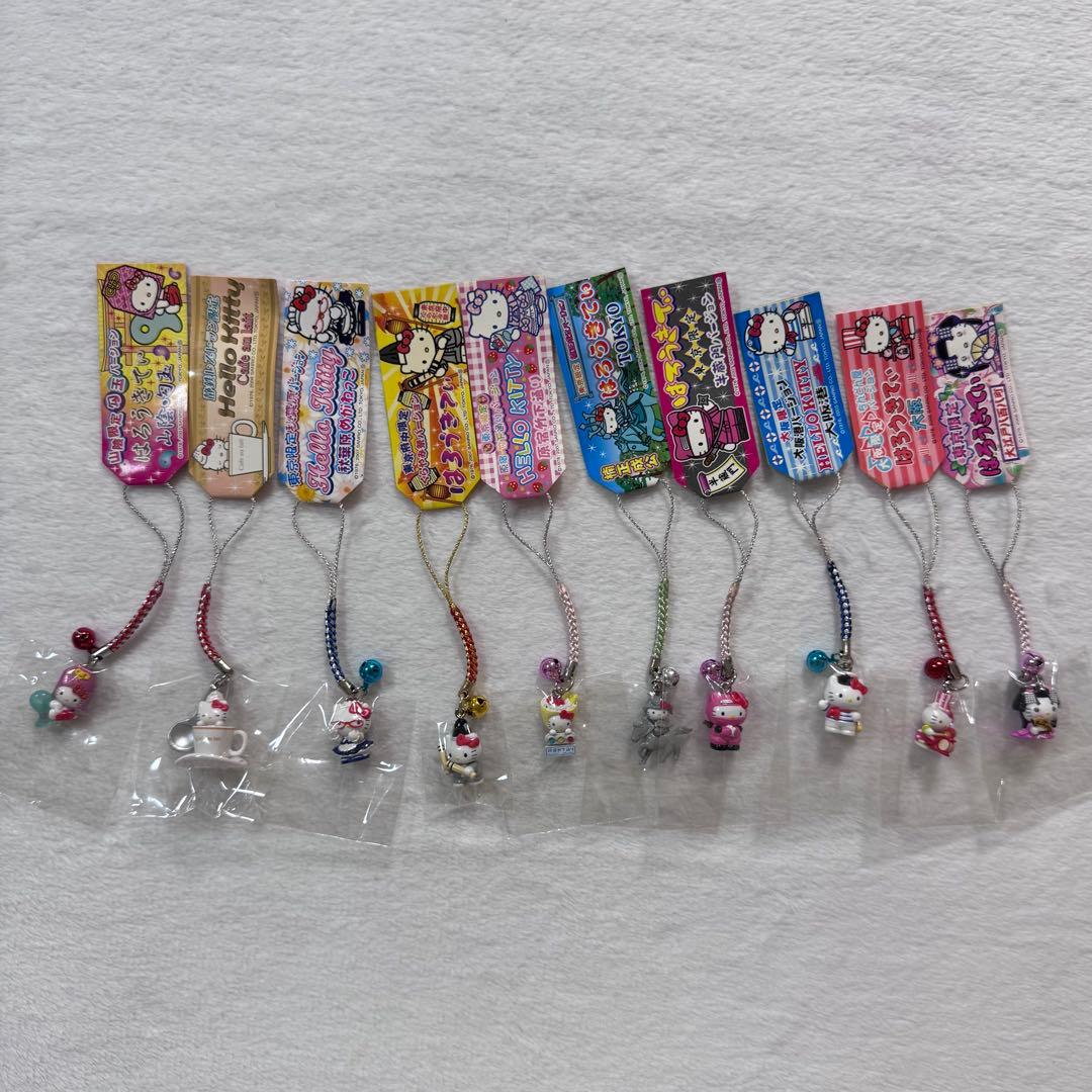 ハローキティ ご当地ストラップ　 60点セット