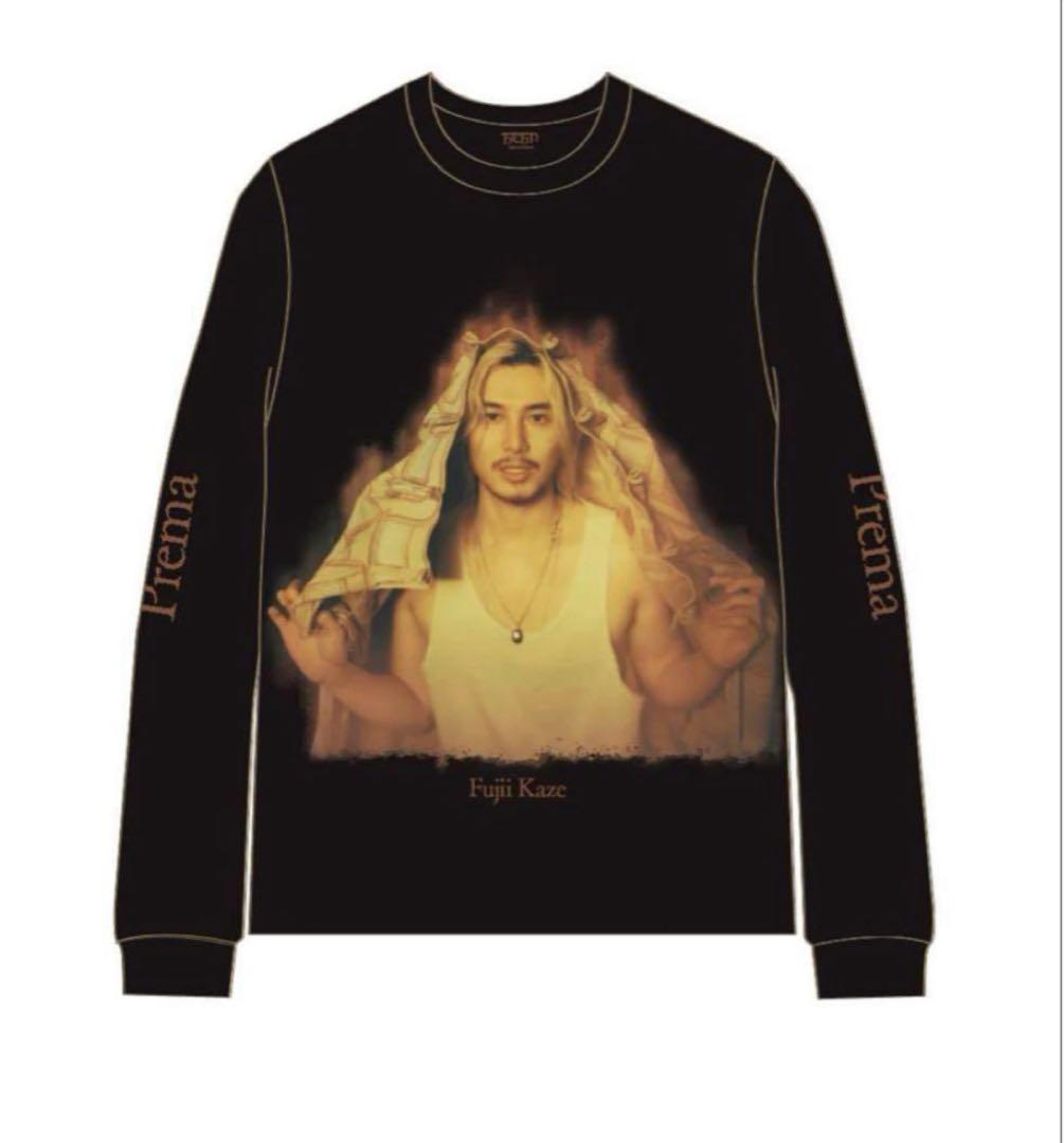 Fujii Kaze 藤井風Prema ロンTブラックMサイズ黒プレマおまけ付