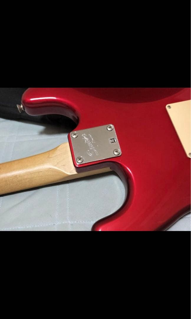 Squier ストラト 赤(CAR) affinity stratocaster