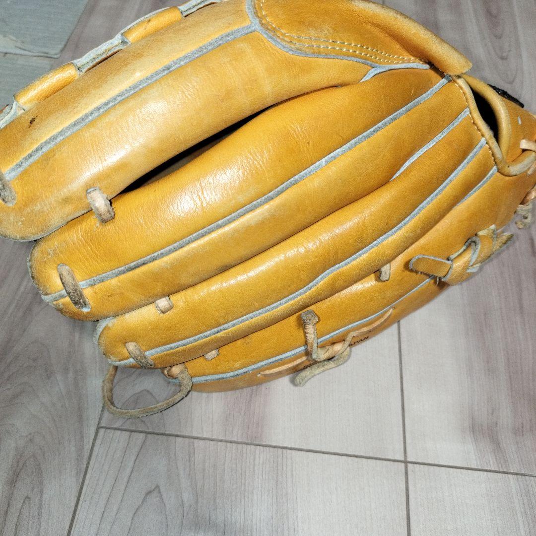 ZETT PROSTATUS 軟式グローブ イエロー　ピッチャー用