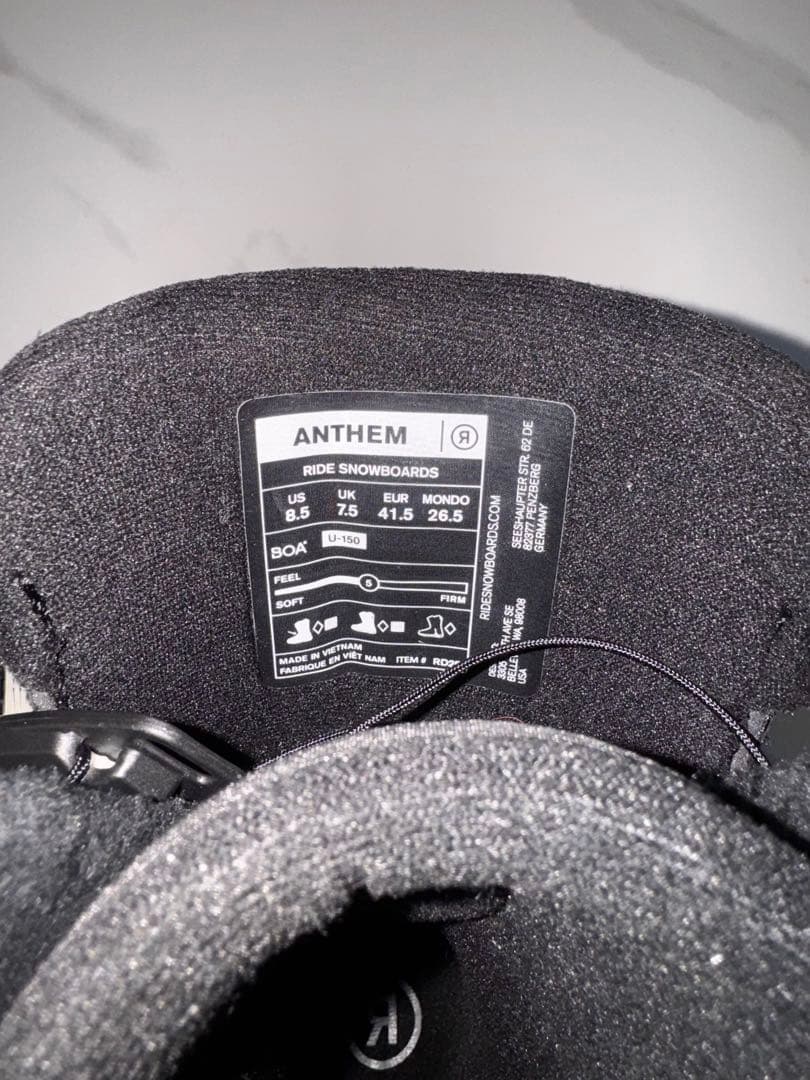 RIDE Anthem ANTHEM 25-26 スノーボードブーツ