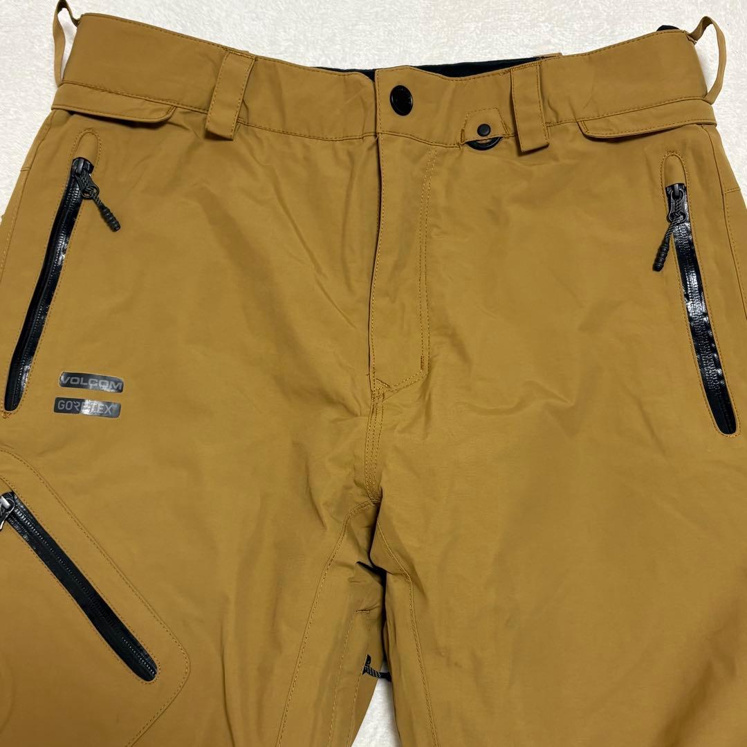 VOLCOM GORE-TEX スノーパンツ ブラウン M スノーボードウェア