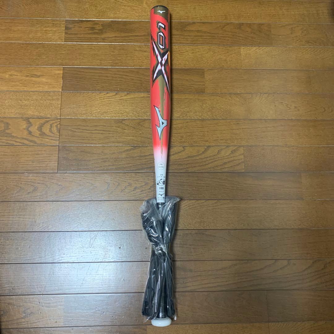 ミズノ3号バット　x-01 710g バットケース　手袋